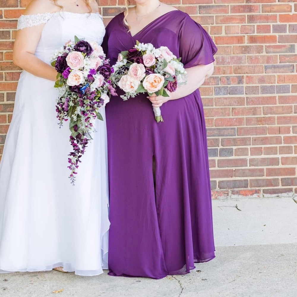 Elegant Purple Gown
